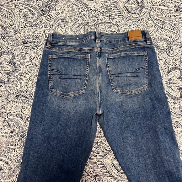 AMERICAN EAGLE Super super stretch - boot cut Size 12 x-short - Picture 2 of 8
